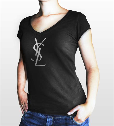 tee shirt yves saint laurent femme|ysl formal shirts.